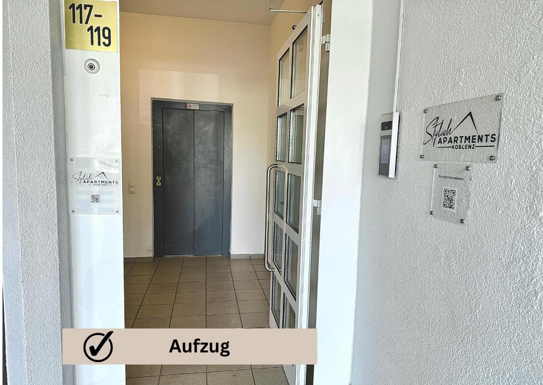 Modern Apartment - Fuer Freunde & Familien, Stadtnah, Parkplatz, E-Ladestation, Gitterbox Fuer Fahrraeder, Fitnessstudio, Digitale Gaestemappe Mit Restaurant- Und Unternehmenstipps Coblence Extérieur photo